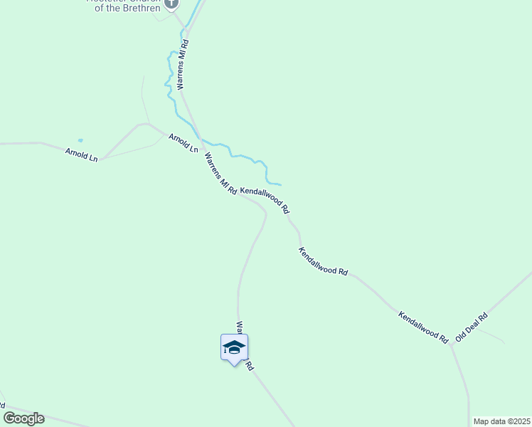 map of restaurants, bars, coffee shops, grocery stores, and more near Warrens Mill Road in Somerset County
