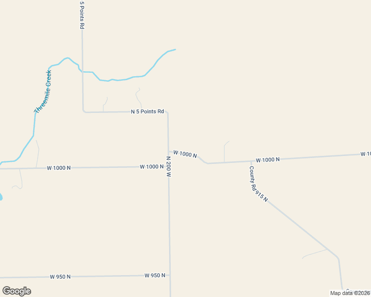 map of restaurants, bars, coffee shops, grocery stores, and more near 1906 West 1000 North in Knightstown