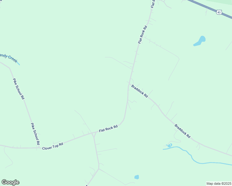 map of restaurants, bars, coffee shops, grocery stores, and more near 759 Flat Rock Road in Markleysburg