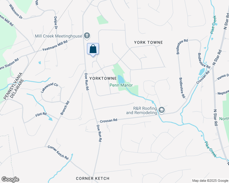 map of restaurants, bars, coffee shops, grocery stores, and more near 221 Harris Circle in Newark