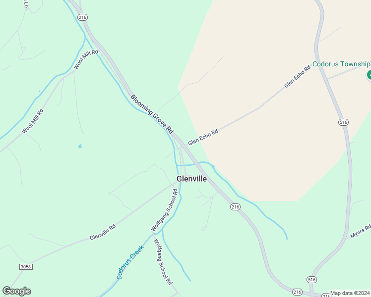 map of restaurants, bars, coffee shops, grocery stores, and more near 8143 Blooming Grove Road in Glen Rock