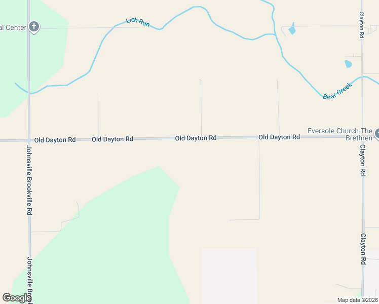 map of restaurants, bars, coffee shops, grocery stores, and more near 12284 Old Dayton Road in Brookville