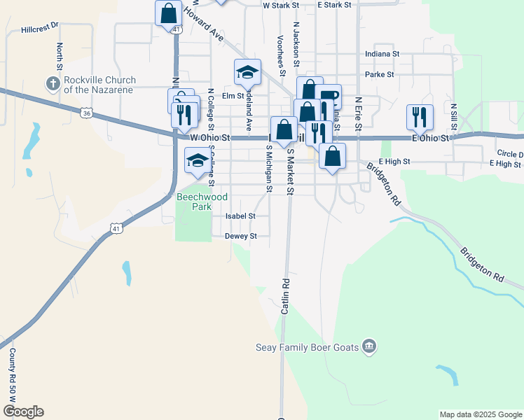 map of restaurants, bars, coffee shops, grocery stores, and more near 413 McCune Avenue in Rockville