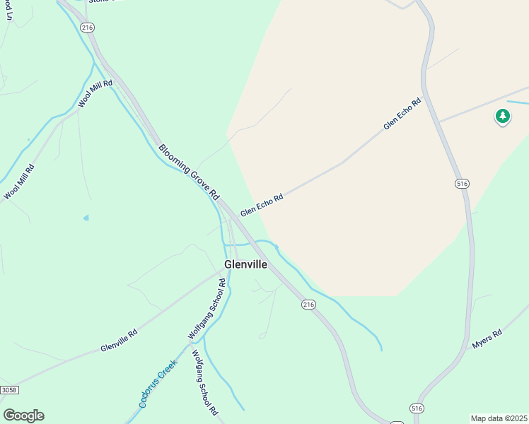 map of restaurants, bars, coffee shops, grocery stores, and more near 5170 Glen Echo Road in Glen Rock