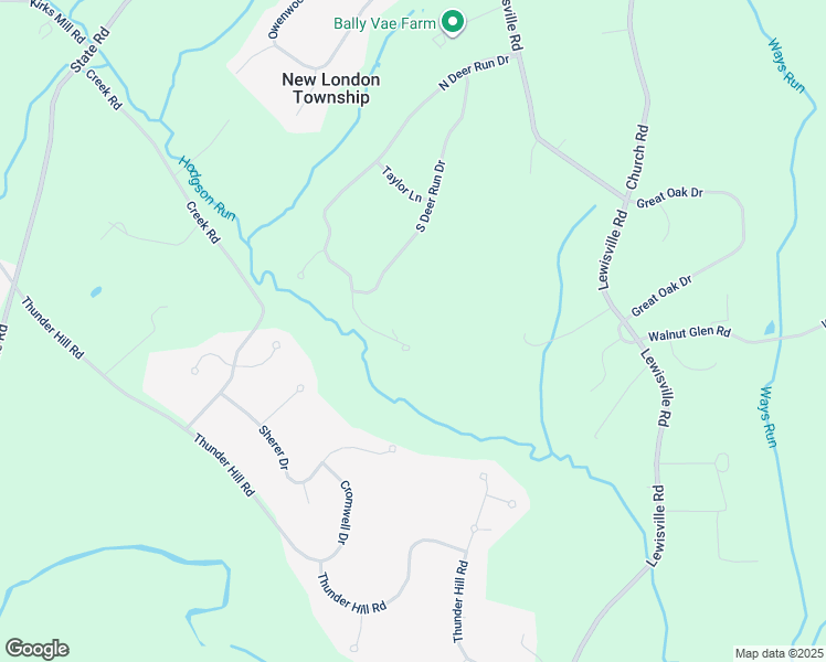 map of restaurants, bars, coffee shops, grocery stores, and more near 355 N Deer Run Dr in Lincoln University