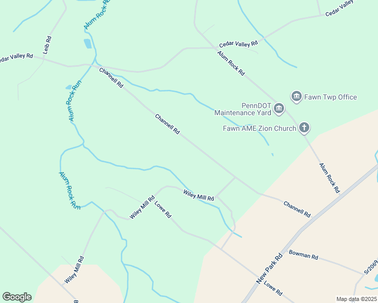map of restaurants, bars, coffee shops, grocery stores, and more near 320 Channell Road in New Park