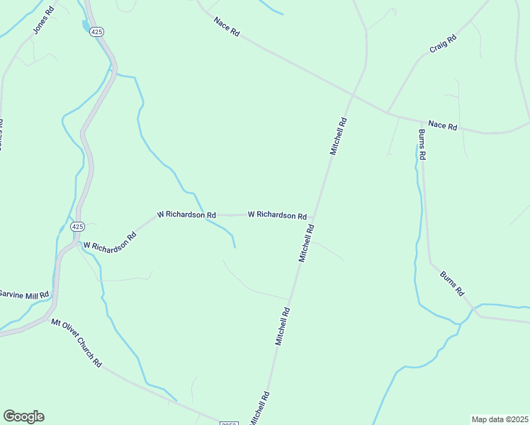 map of restaurants, bars, coffee shops, grocery stores, and more near 347 West Richardson Road in Airville