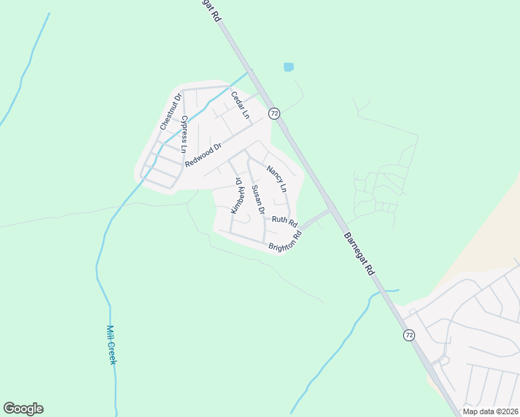 map of restaurants, bars, coffee shops, grocery stores, and more near 12 Susan Drive in Barnegat Township