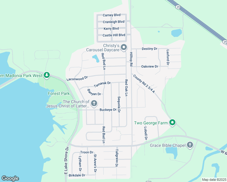 map of restaurants, bars, coffee shops, grocery stores, and more near 3001-3199 Catalpa Dr in Springfield