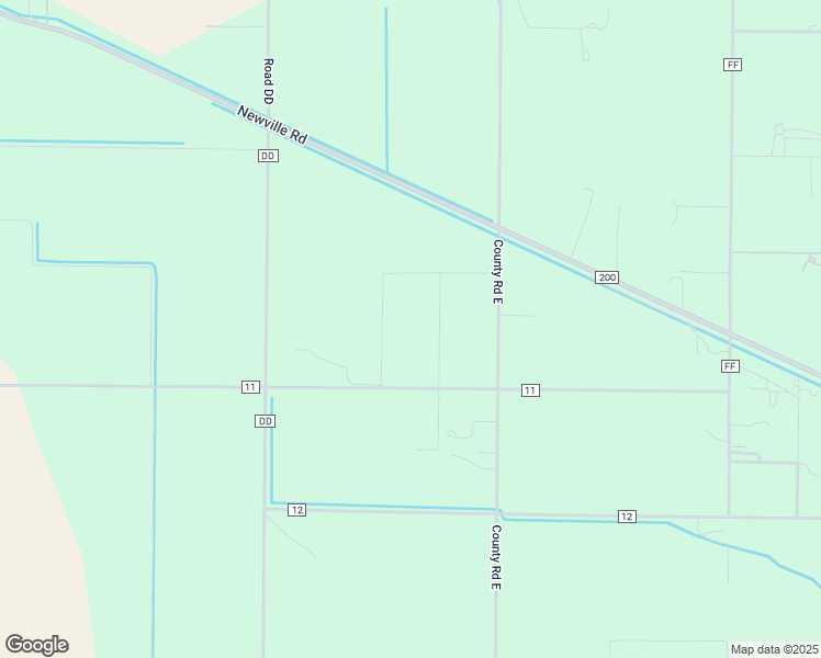 map of restaurants, bars, coffee shops, grocery stores, and more near 6086 Co Road 11 in Orland