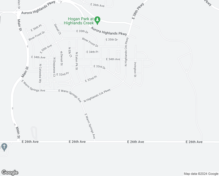 map of restaurants, bars, coffee shops, grocery stores, and more near 2701-3373 Harvest Road in Aurora