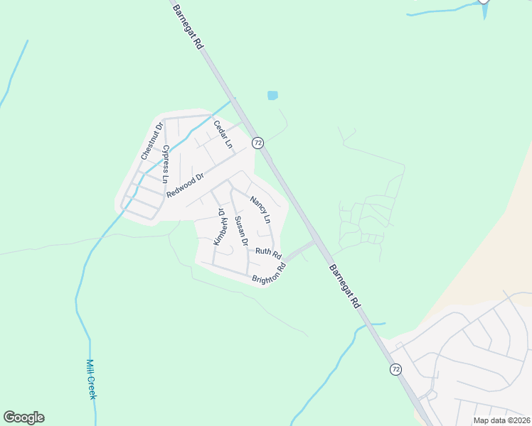 map of restaurants, bars, coffee shops, grocery stores, and more near 5 Nancy Lane in Barnegat Township