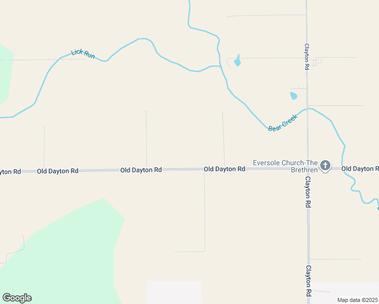 map of restaurants, bars, coffee shops, grocery stores, and more near 12031 Old Dayton Road in Brookville