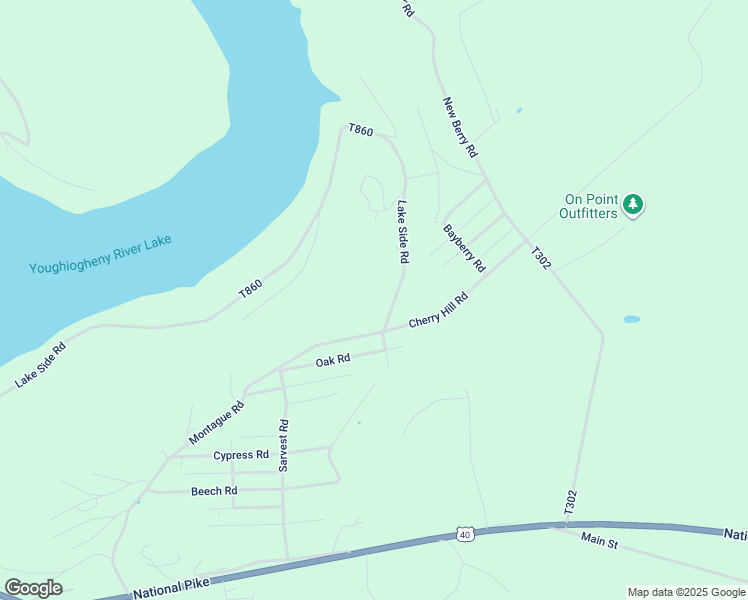 map of restaurants, bars, coffee shops, grocery stores, and more near Poplar Road in Somerset County