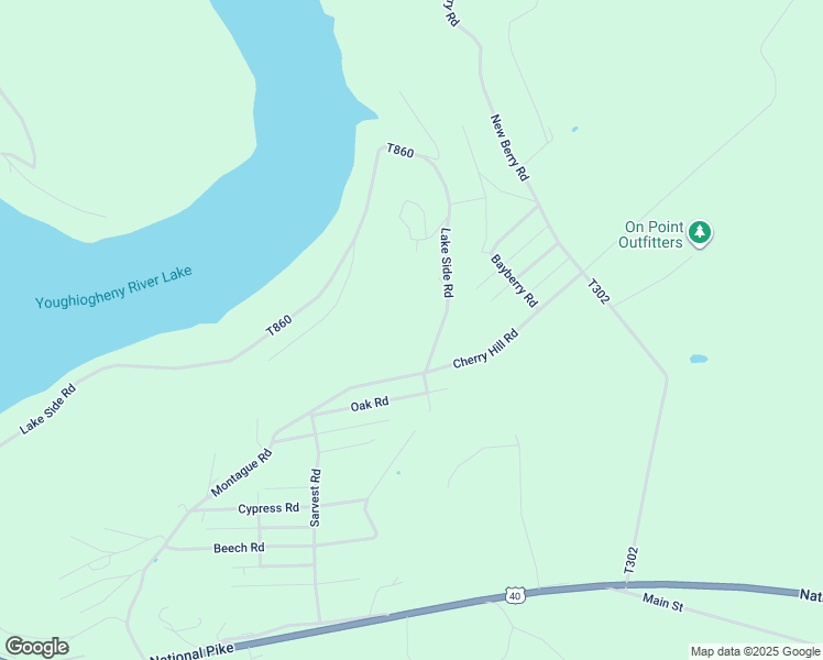 map of restaurants, bars, coffee shops, grocery stores, and more near Poplar Road in Somerset County