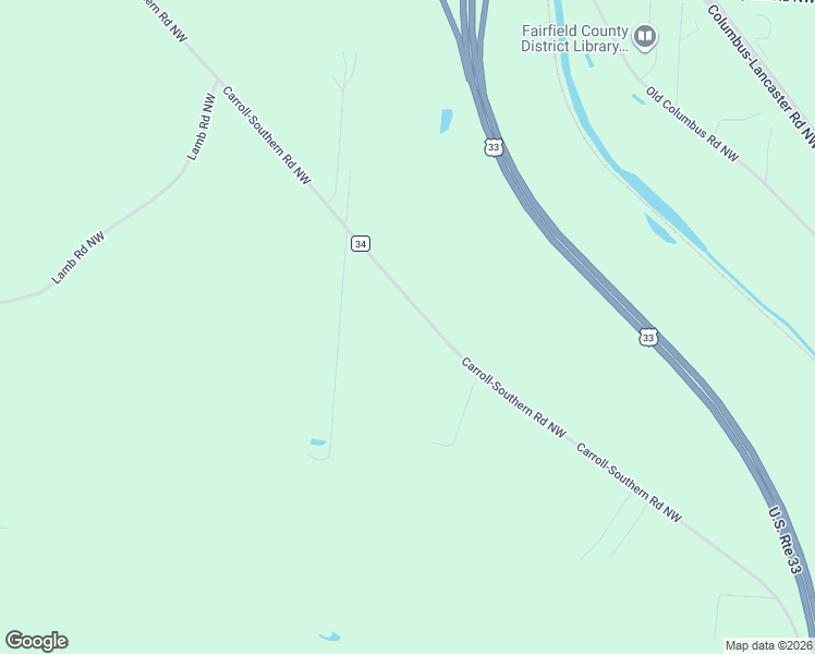 map of restaurants, bars, coffee shops, grocery stores, and more near 2291 Carroll-Southern Road Northwest in Carroll