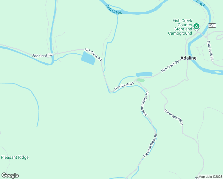map of restaurants, bars, coffee shops, grocery stores, and more near Fish Creek Road in Cameron