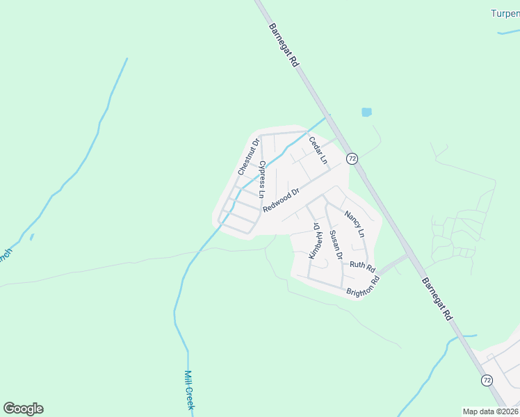 map of restaurants, bars, coffee shops, grocery stores, and more near 101 Magnolia Drive in Barnegat Township