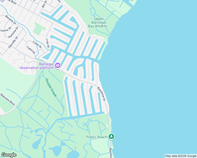 map of restaurants, bars, coffee shops, grocery stores, and more near 123 Clifton Road in Barnegat Township