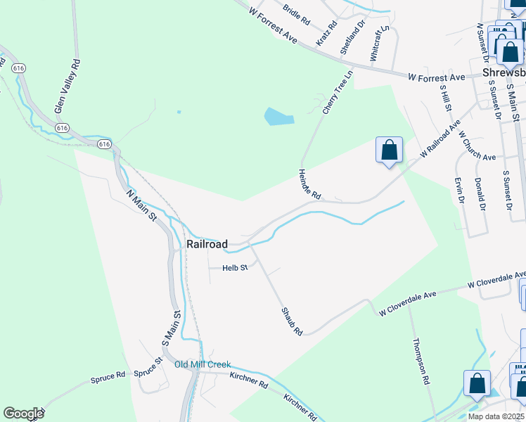 map of restaurants, bars, coffee shops, grocery stores, and more near in Shrewsbury