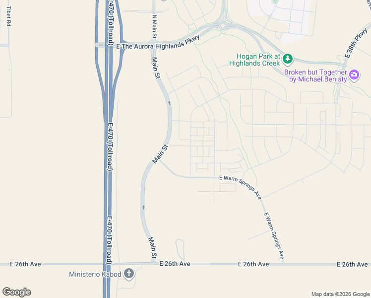 map of restaurants, bars, coffee shops, grocery stores, and more near 2684-2998 Gun Club Road in Aurora