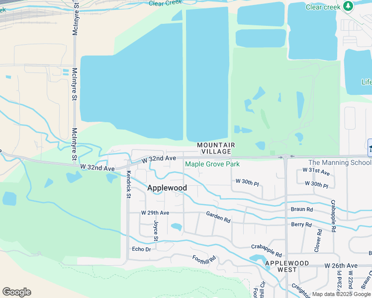 map of restaurants, bars, coffee shops, grocery stores, and more near 14764 West 32nd Drive in Golden