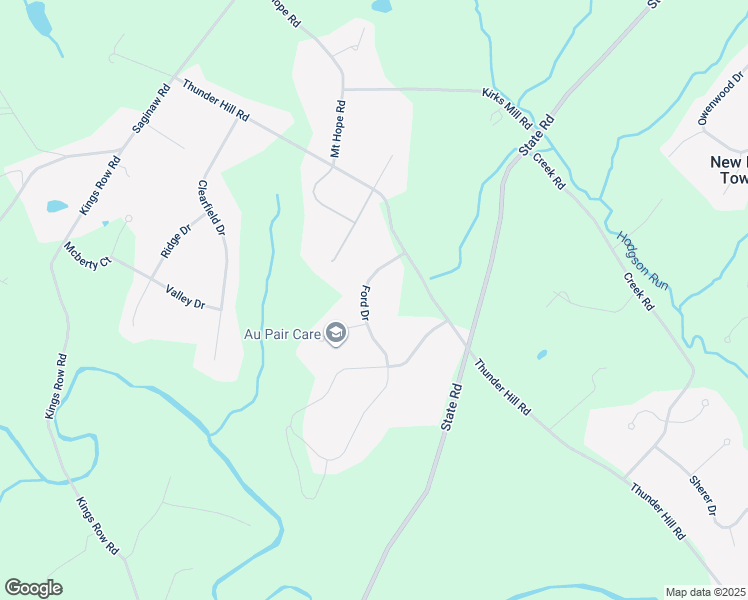 map of restaurants, bars, coffee shops, grocery stores, and more near 119 Ford Drive in Lincoln University