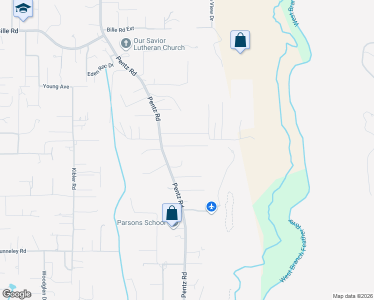 map of restaurants, bars, coffee shops, grocery stores, and more near 1866 Conifer Drive in Paradise
