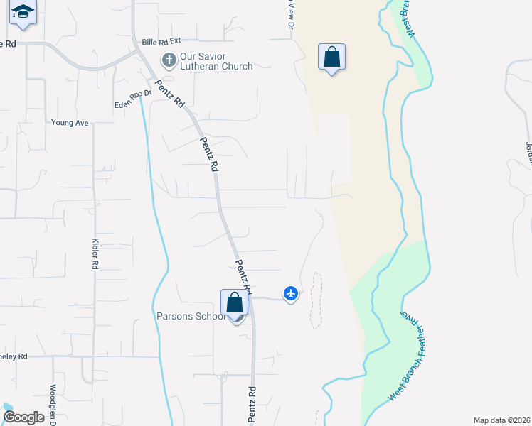 map of restaurants, bars, coffee shops, grocery stores, and more near 1870 Conifer Drive in Paradise