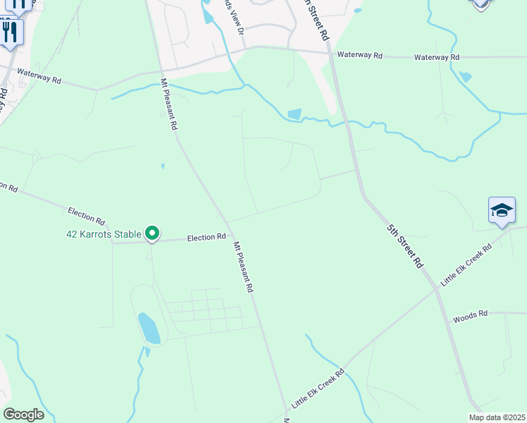 map of restaurants, bars, coffee shops, grocery stores, and more near 310 Century Oak Drive in Oxford