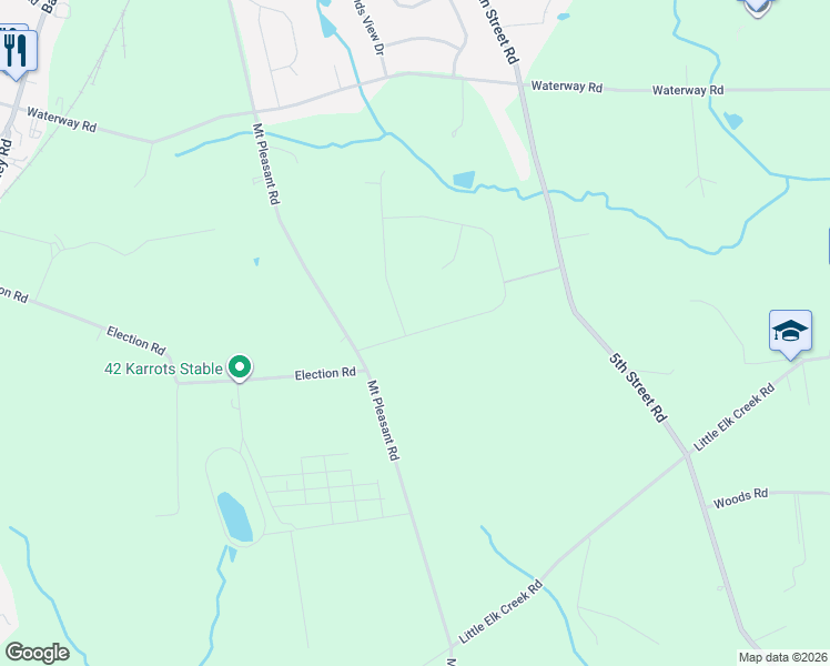 map of restaurants, bars, coffee shops, grocery stores, and more near 310 Century Oak Drive in Oxford