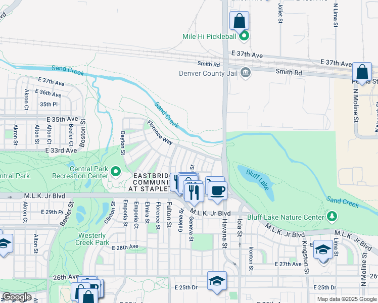 map of restaurants, bars, coffee shops, grocery stores, and more near in 