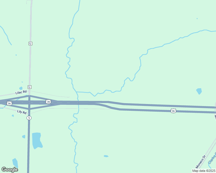 map of restaurants, bars, coffee shops, grocery stores, and more near U.S. 36 in Bucklin