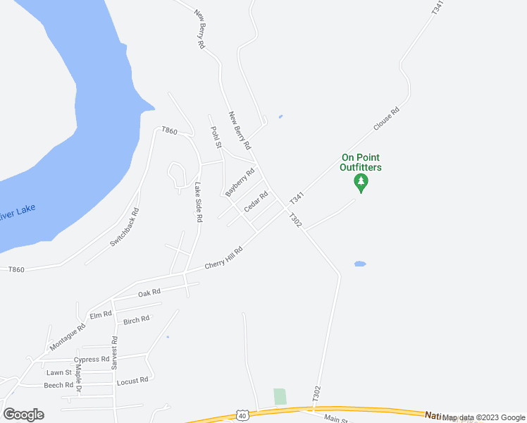map of restaurants, bars, coffee shops, grocery stores, and more near Evergreen Road in Somerset County