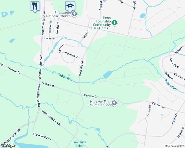 map of restaurants, bars, coffee shops, grocery stores, and more near 11 Cudesa Court in Hanover