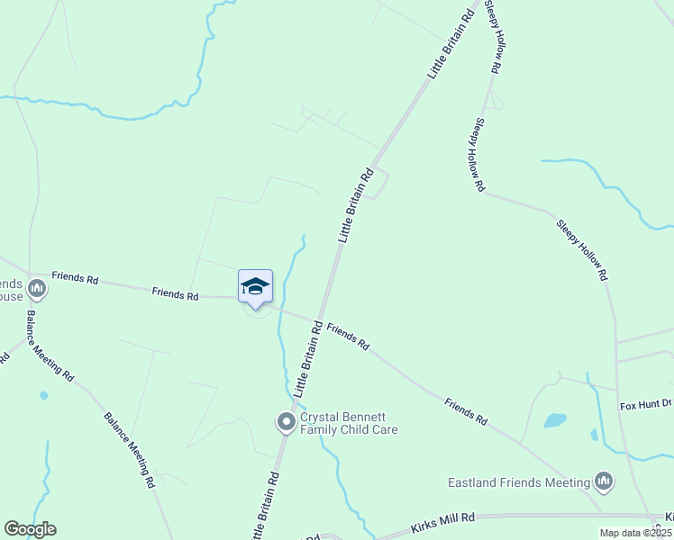 map of restaurants, bars, coffee shops, grocery stores, and more near 183 Little Britain Road in Nottingham
