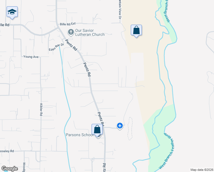 map of restaurants, bars, coffee shops, grocery stores, and more near 1868 Norwood Drive in Paradise