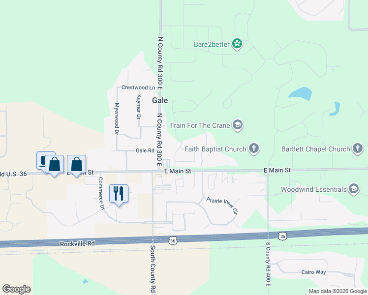 map of restaurants, bars, coffee shops, grocery stores, and more near 3114 East Ashley Drive in Danville