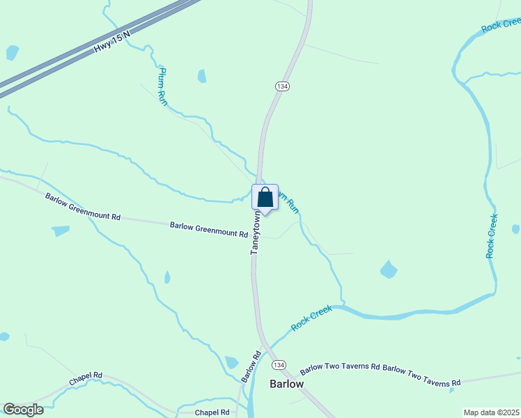 map of restaurants, bars, coffee shops, grocery stores, and more near 1954 Taneytown Road in Gettysburg