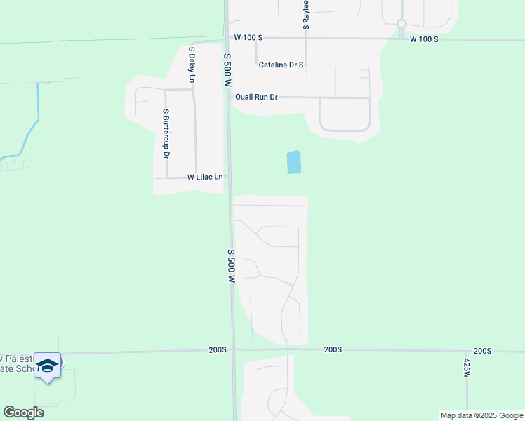 map of restaurants, bars, coffee shops, grocery stores, and more near 4893 West Oak Drive in New Palestine