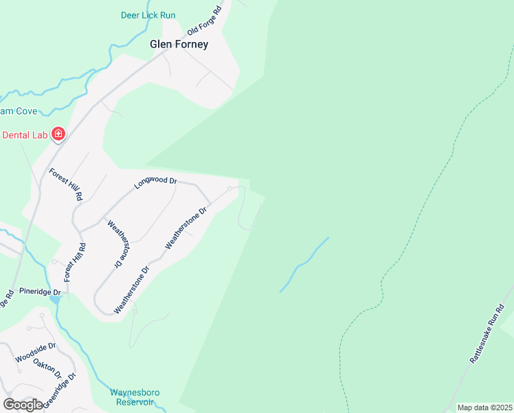 map of restaurants, bars, coffee shops, grocery stores, and more near 11451 Weatherstone Drive in Waynesboro