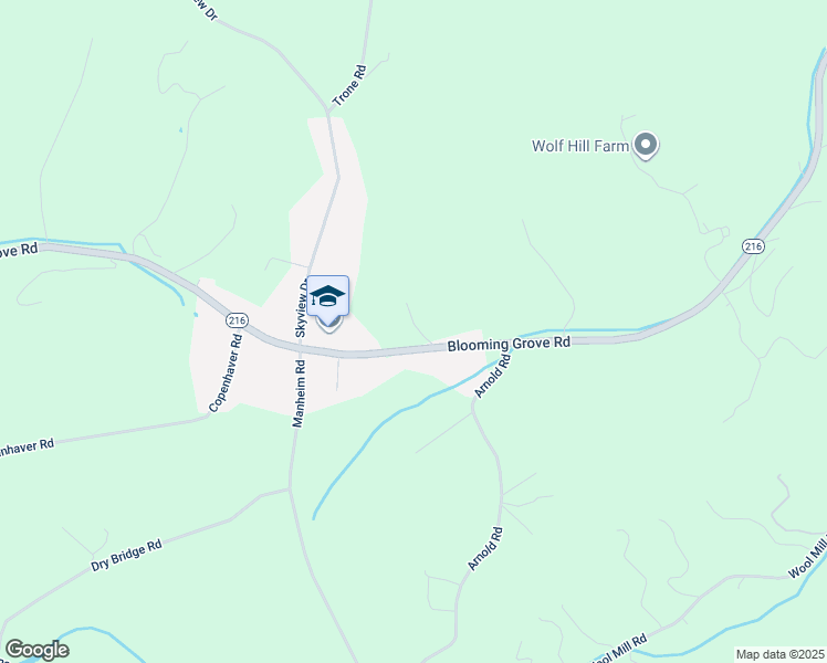 map of restaurants, bars, coffee shops, grocery stores, and more near 5930 Blooming Grove Road in Glenville