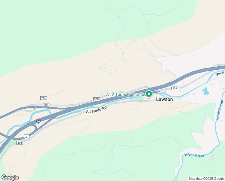 map of restaurants, bars, coffee shops, grocery stores, and more near 2697 County Road 308 in Idaho Springs