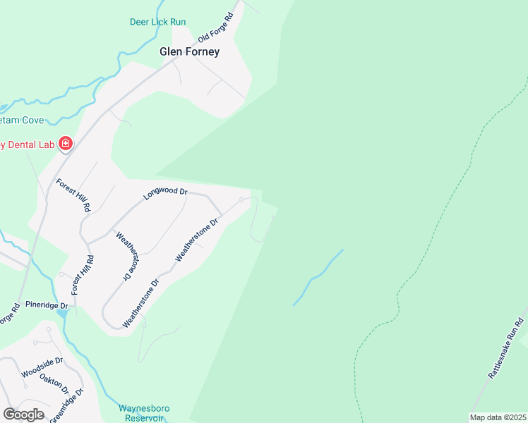 map of restaurants, bars, coffee shops, grocery stores, and more near 11451 Weatherstone Drive in Waynesboro