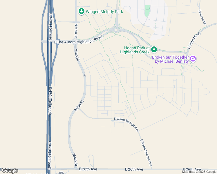map of restaurants, bars, coffee shops, grocery stores, and more near 2684-2998 Gun Club Road in Aurora