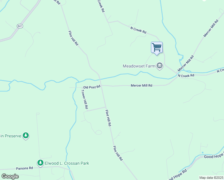 map of restaurants, bars, coffee shops, grocery stores, and more near 372 Mercer Mill Road in Landenberg