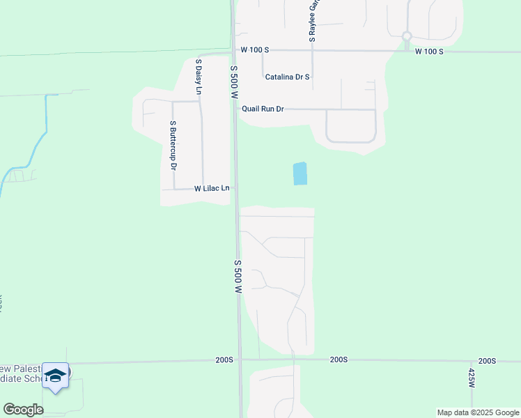 map of restaurants, bars, coffee shops, grocery stores, and more near 4893 West Oak Drive in New Palestine