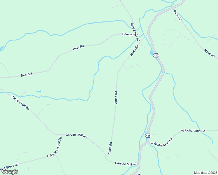 map of restaurants, bars, coffee shops, grocery stores, and more near 304 Jones Rd in Fawn Grove