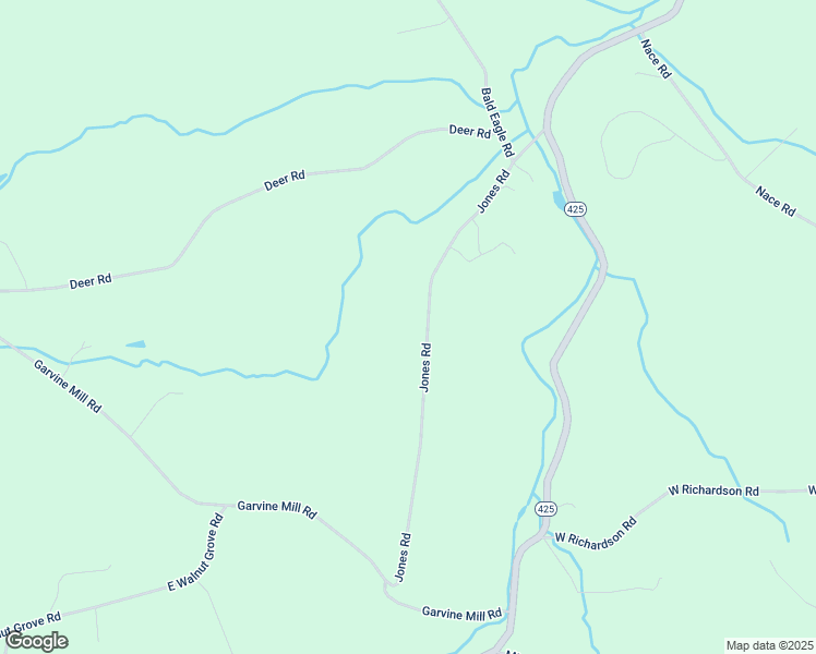 map of restaurants, bars, coffee shops, grocery stores, and more near 304 Jones Rd in Fawn Grove