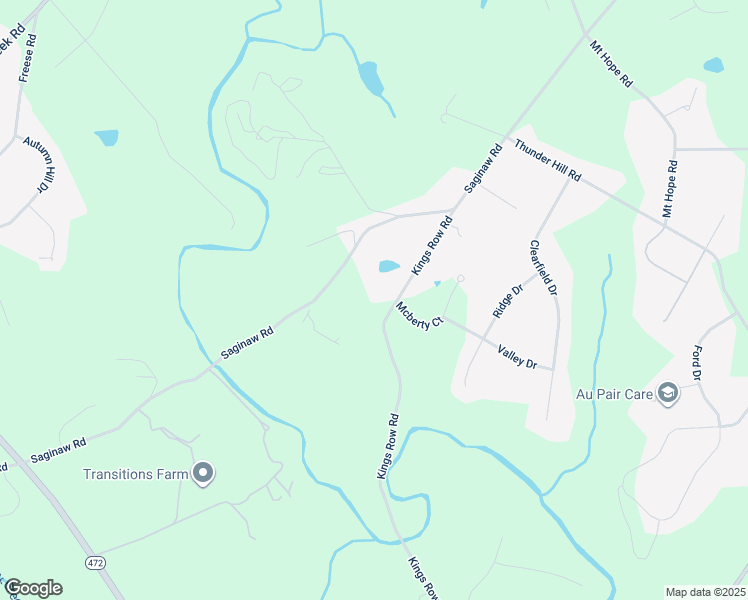 map of restaurants, bars, coffee shops, grocery stores, and more near 1993 King Row Road in Oxford